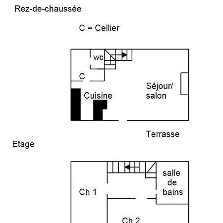 Le Prieure Casa de Férias Raslay